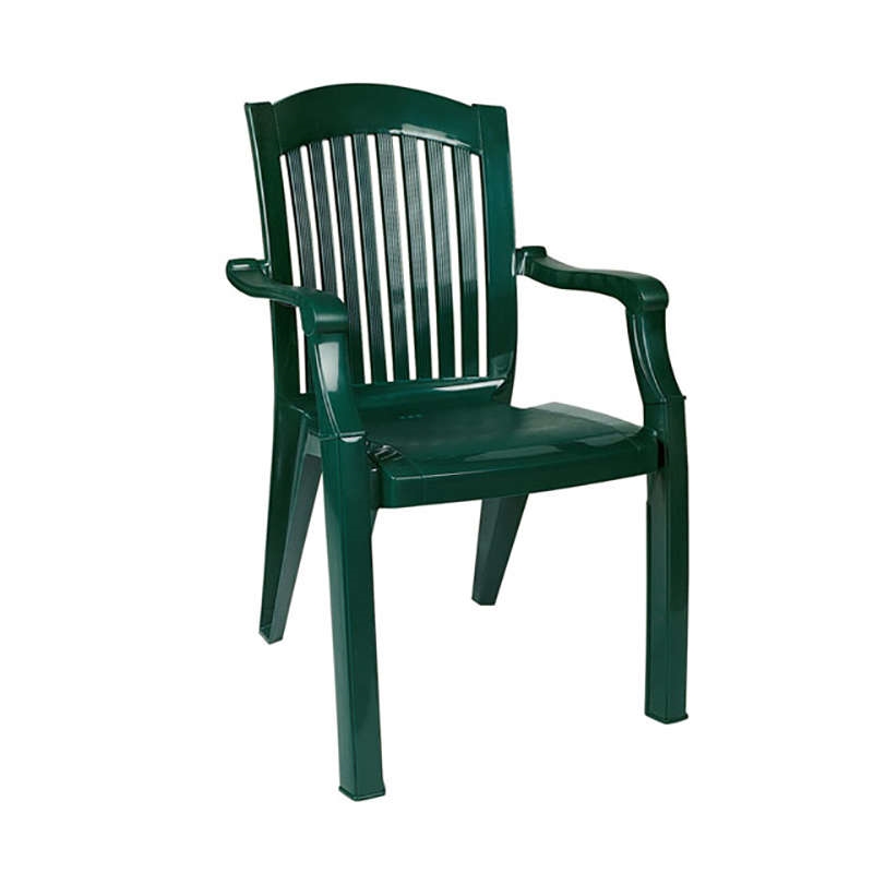 Πολυθρόνα πλαστική STAR GREEN, SIESTA