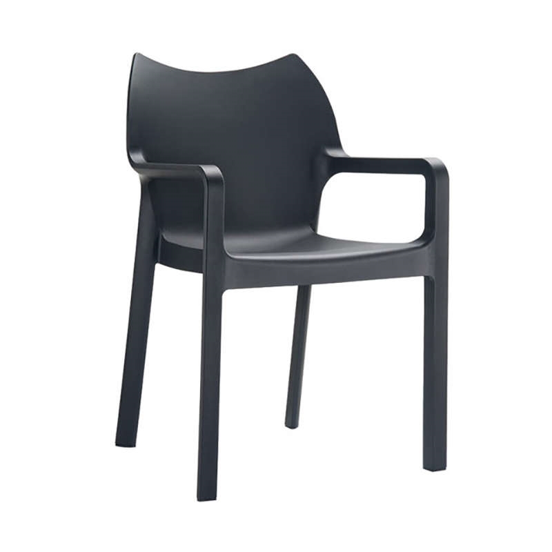 SIESTA Ντιβα black πολυθρονα πολ/νιου