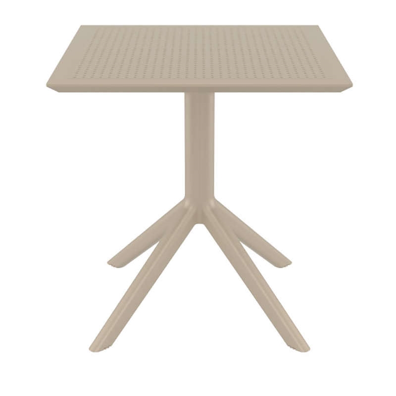 SIESTA ΣΚΑΙ ΤΡΑΠΕΖΙ 70X70X74εκ. DOVE GREY ΠΟΛ/ΝΙΟΥ