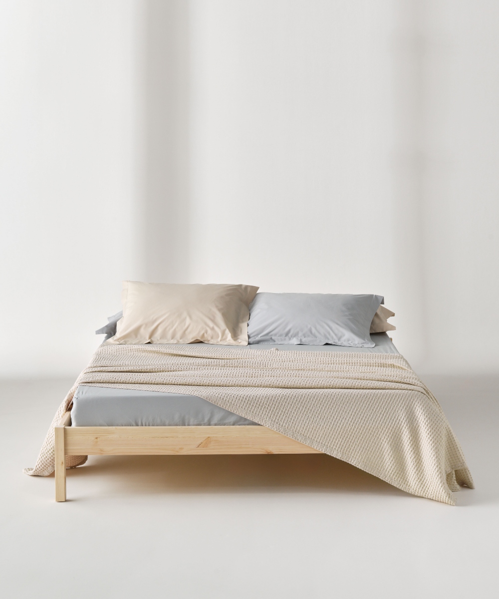 KENTIA Cecilia 26 κουβερτα υπερδιπλη βαμβακερη waffle 220x240