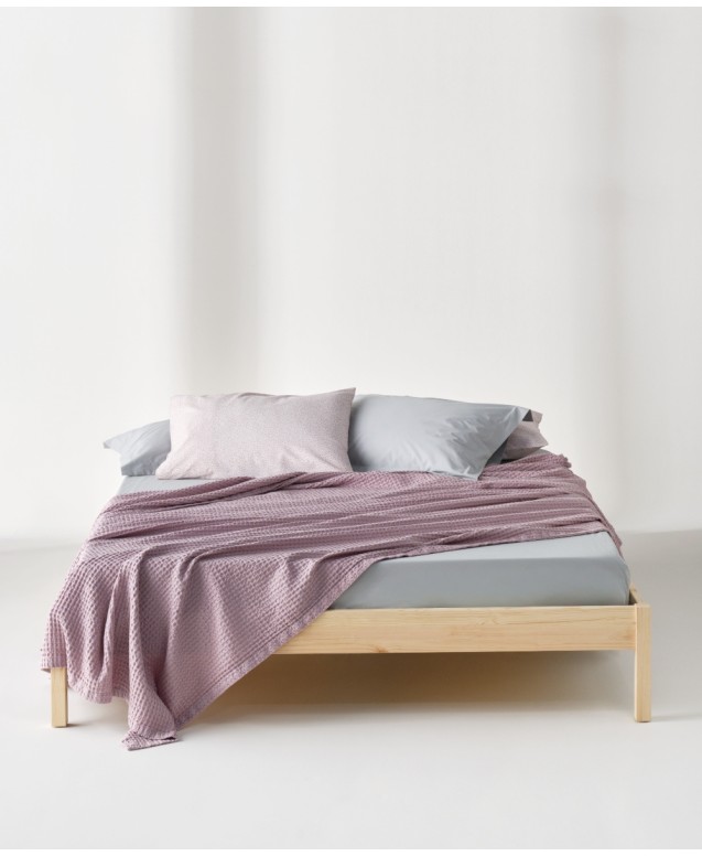 Cecilia 35 κουβερτα ημιδιπλη βαμβακερη waffle 180x240