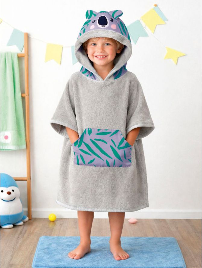 Παιδική πετσέτα με κουκούλα 70x120 KOALA - Palamaiki
