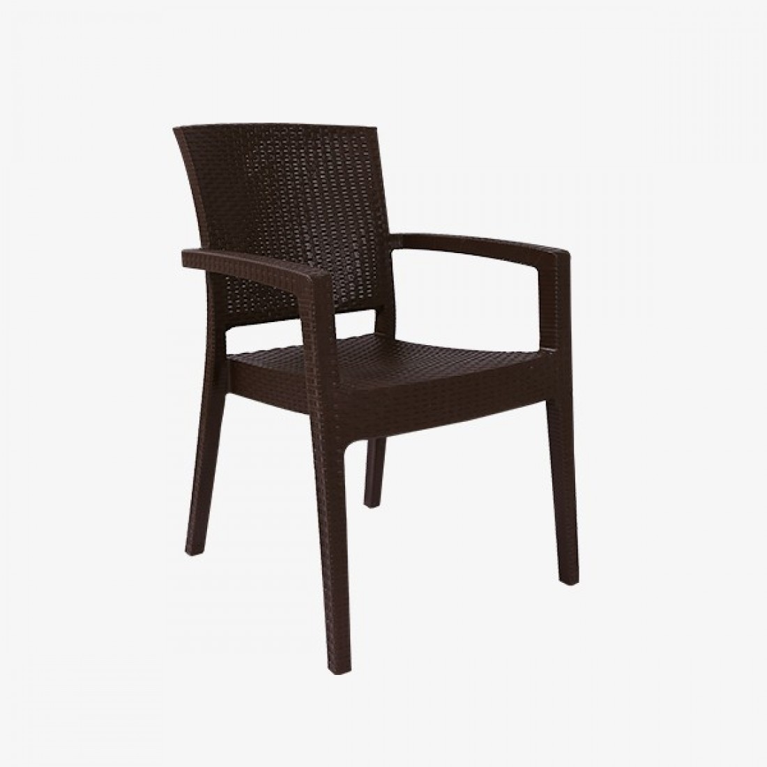 Πολυθρονα italy πολυπροπυλενιου rattan 1 τεμαχιο καφε 6201290120-1090