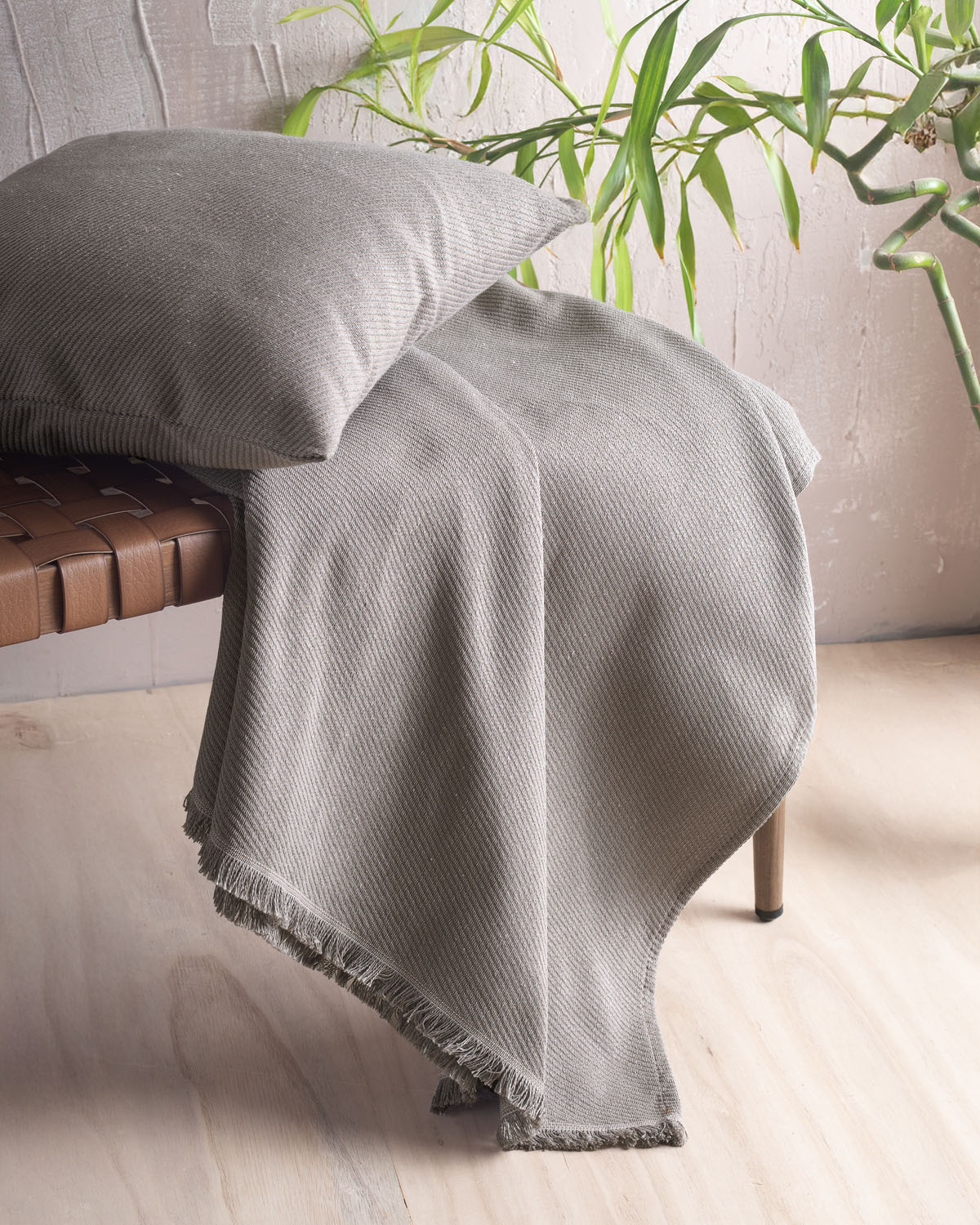 Ριχτάρι τριθέσιου (180Χ280) REVE BROWN-GREY, RYTHMOS HOME