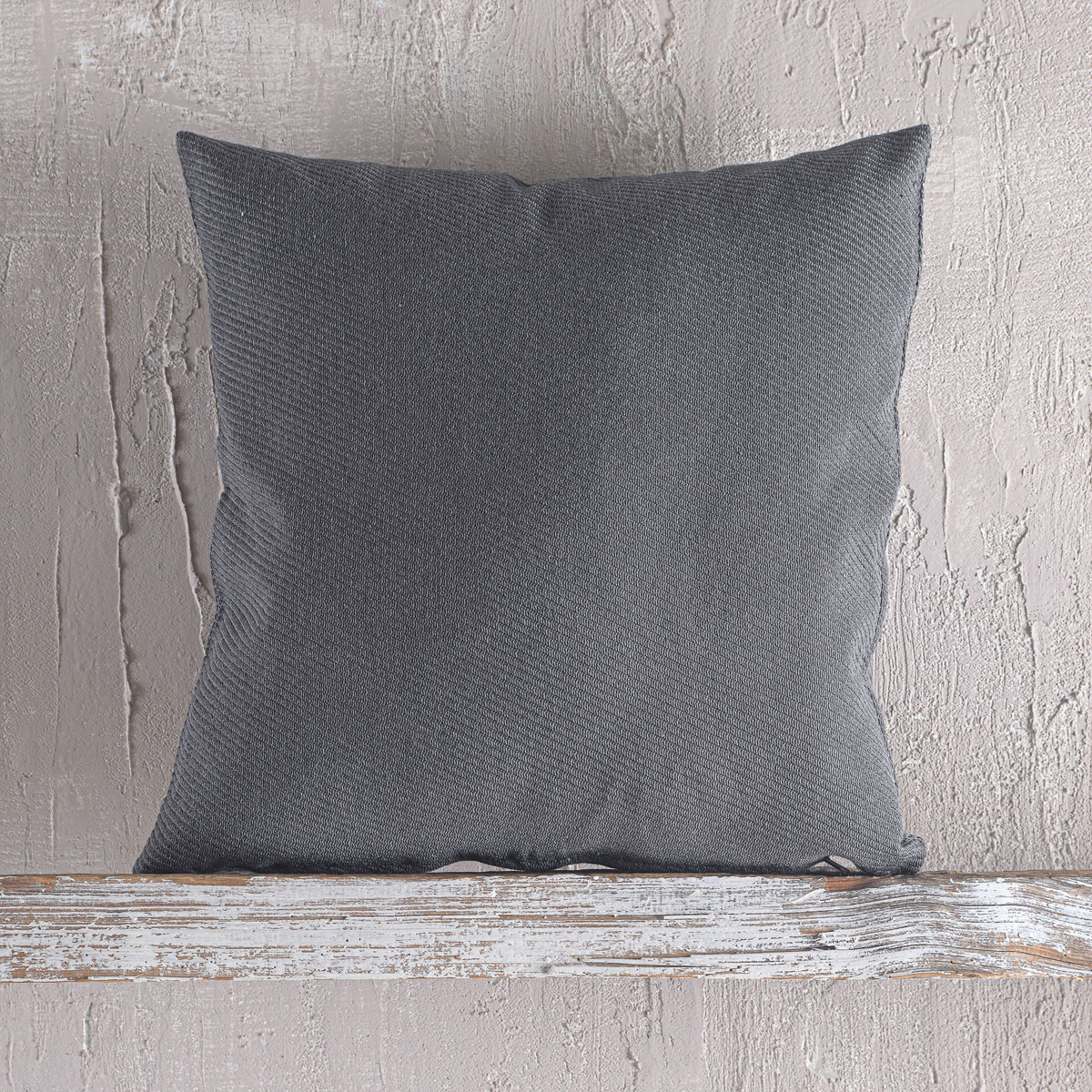 Διακοσμητική μαξιλαροθήκη (40Χ40) REVE ANTHRACITE, RYTHMOS HOME