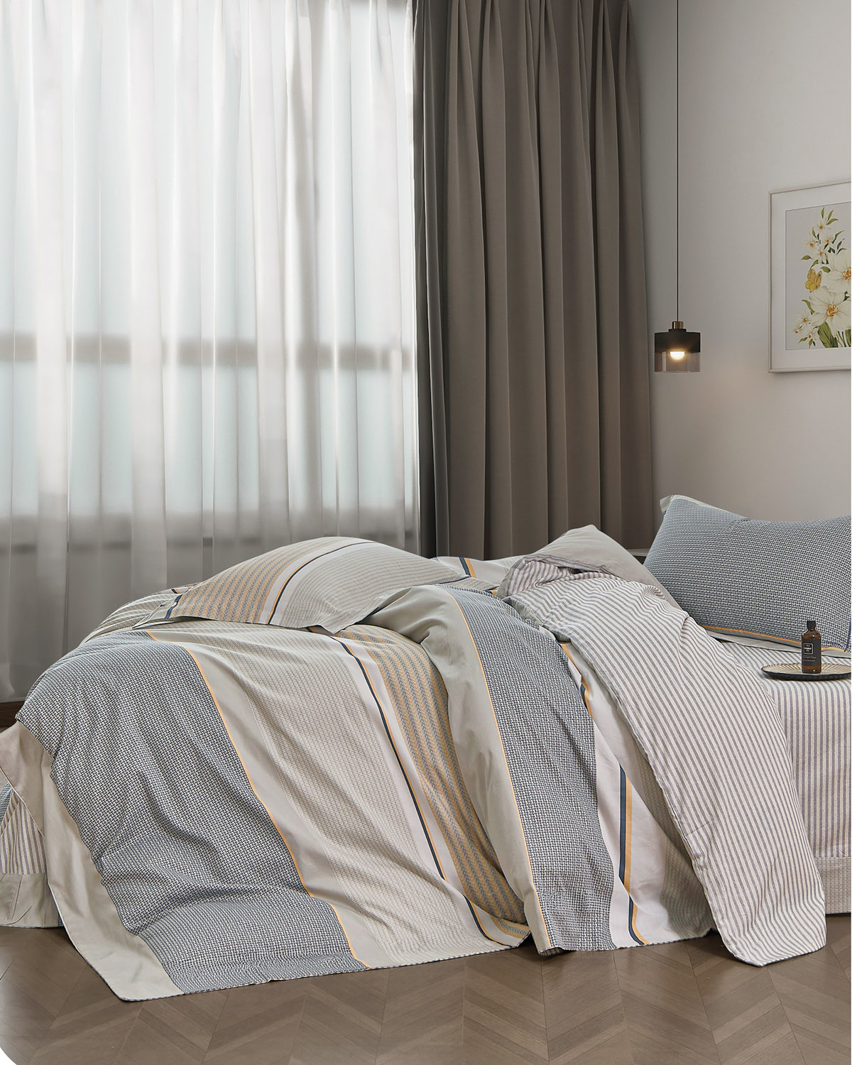 Σετ παπλωματοθηκη υπερδιπλη (240χ260) timothy, rythmos home