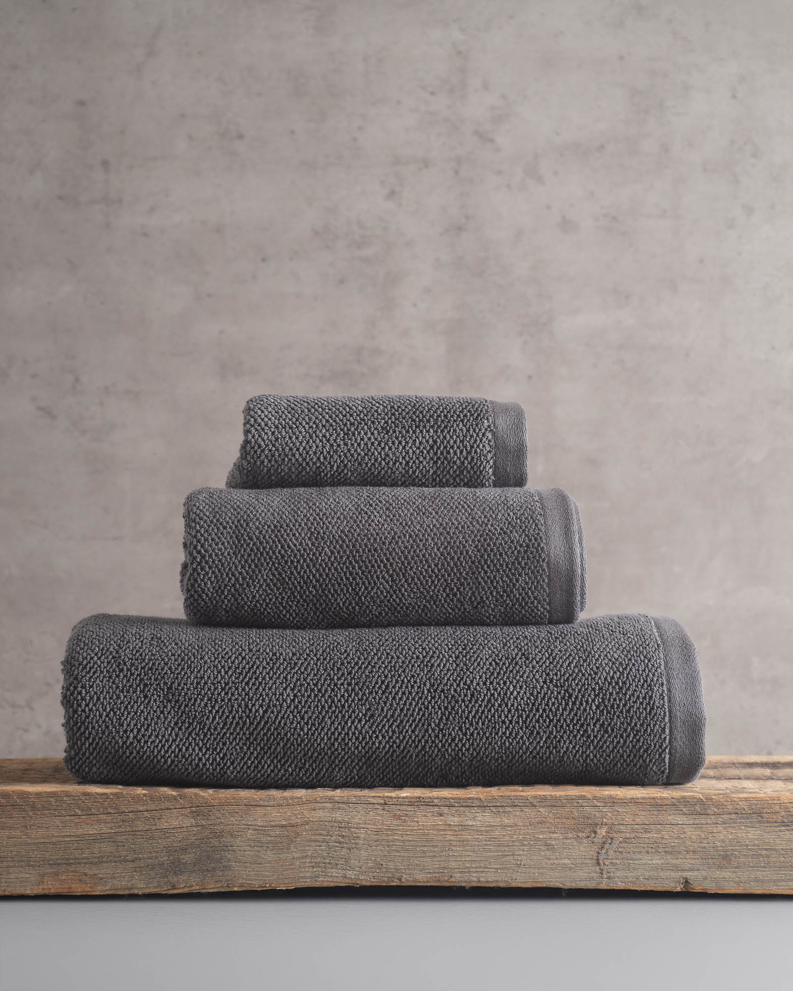 Πετσέτα χεριών (30Χ50) ESSENCE DARK GREY, RYTHMOS HOME