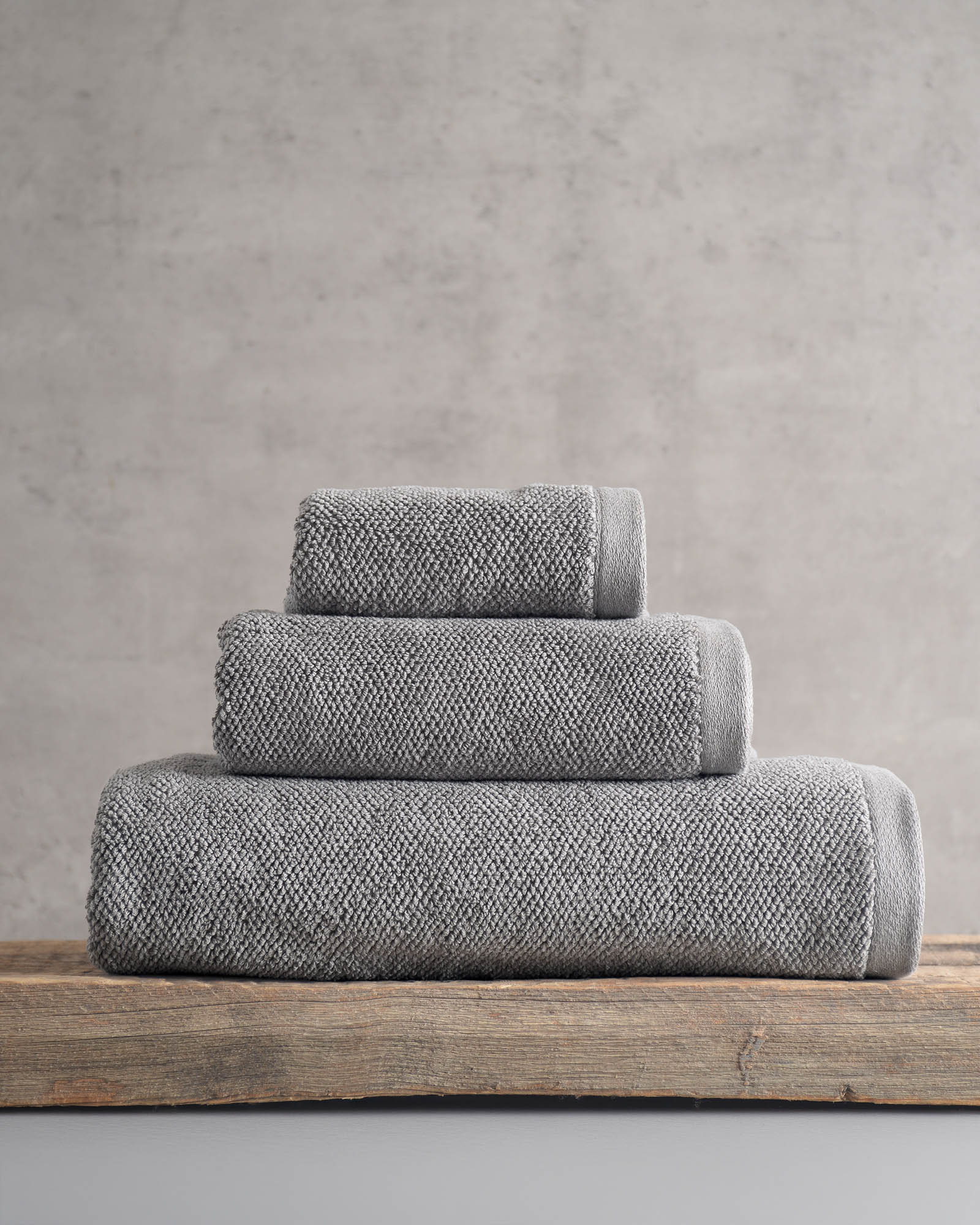 Σετ πετσέτες μπάνιου 5 τεμ. ESSENCE GREY (ΣΑΚΟΥΛΑ), RYTHMOS HOME