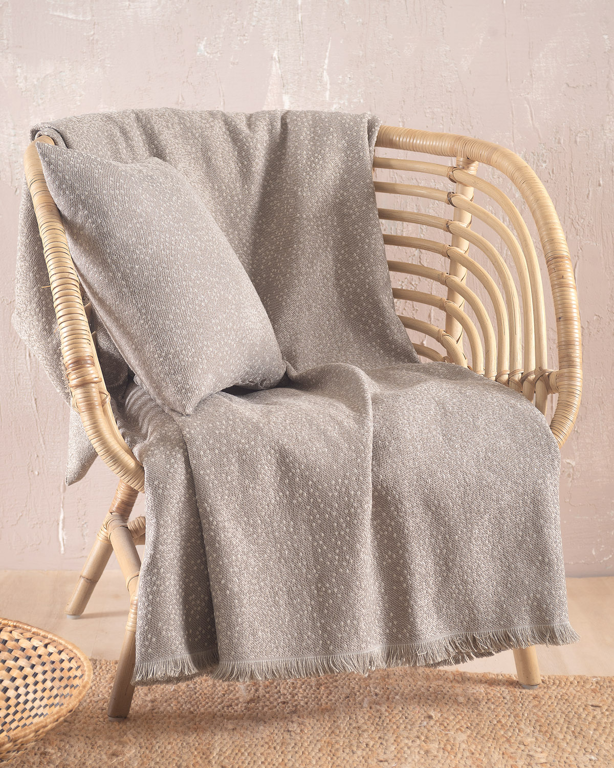 Ριχταρι τετραθεσιου (180χ330) pixil beige, rythmos home