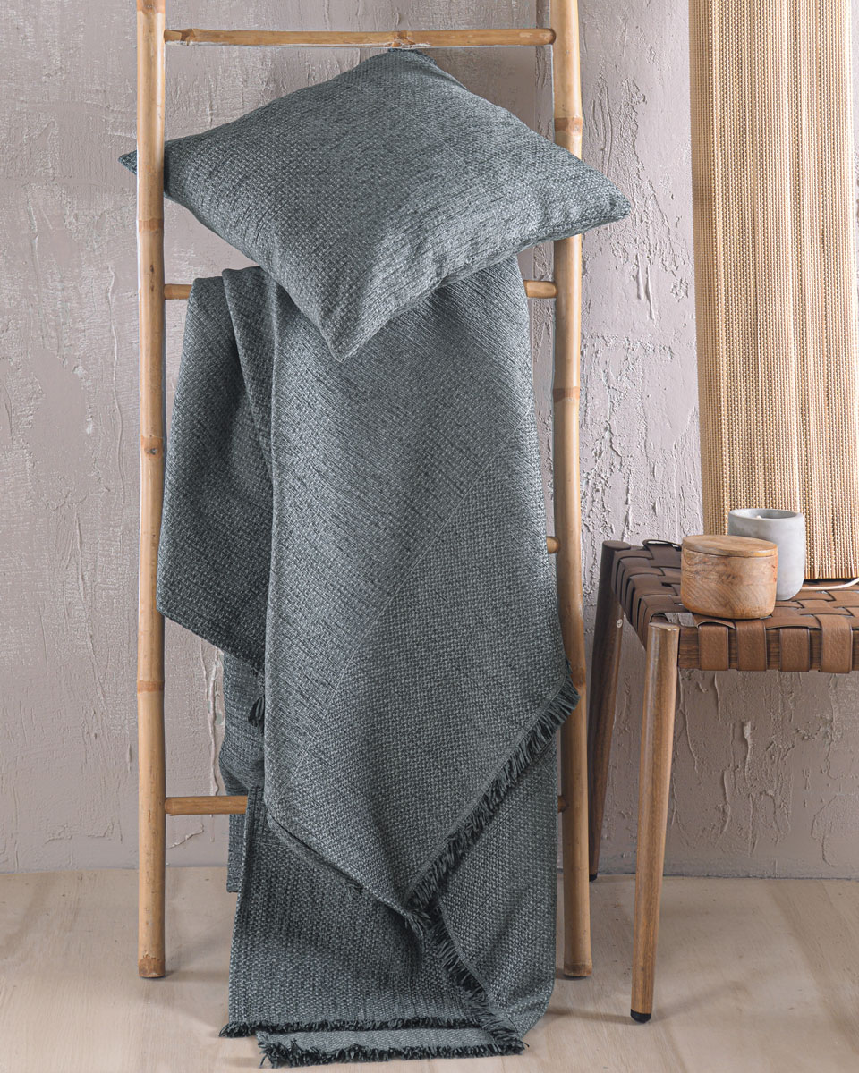 Rythmos Home Ριχτάρι τριθέσιου (180X280) SIMPLIN ΓΚΡΙ, RYTHMOS HOME