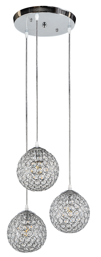 Pdc 3459-3 cr 3/φ μπαλιτσεσ κρυσταλλα 3χε27