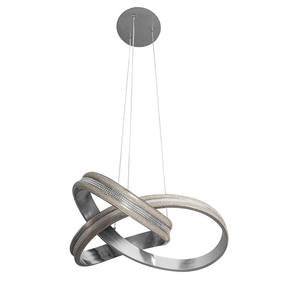 Pdc 673 sl led πλεκτο κρεμαστο με κρυσταλιζε στεφανι