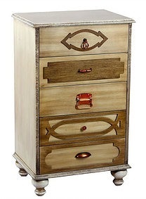 Tgr-e-30 εταζερα μπεζ καφε με πατινα