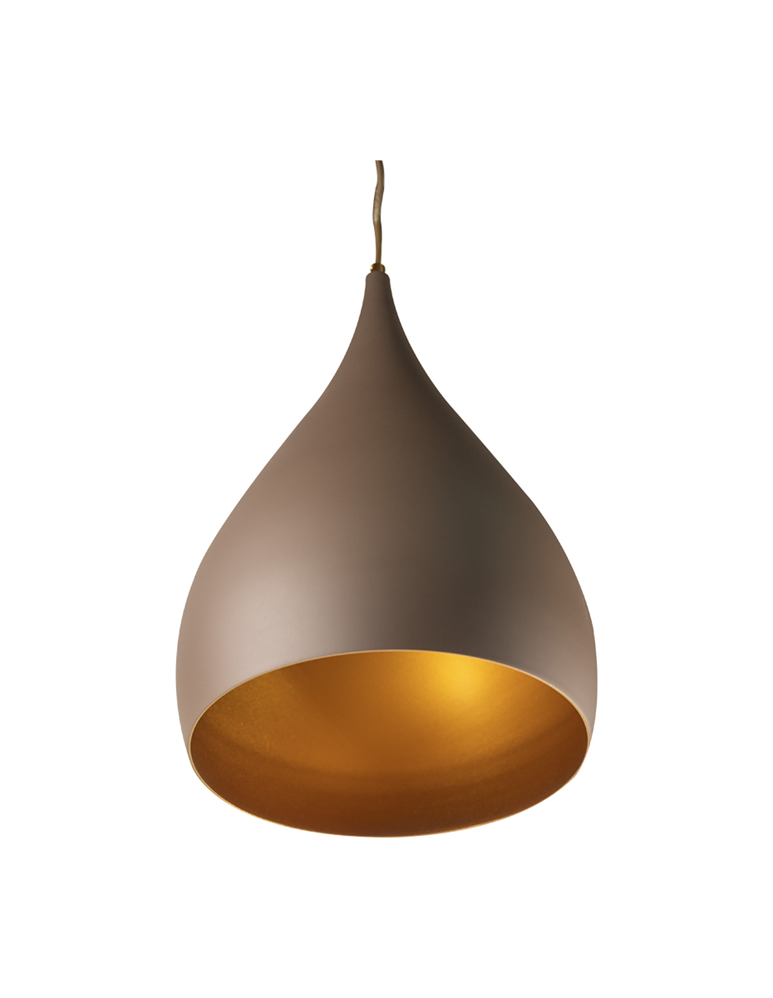 Opdc 3907 # καμπανα σε καφε χρωμα φ23,5εκ 1χε27