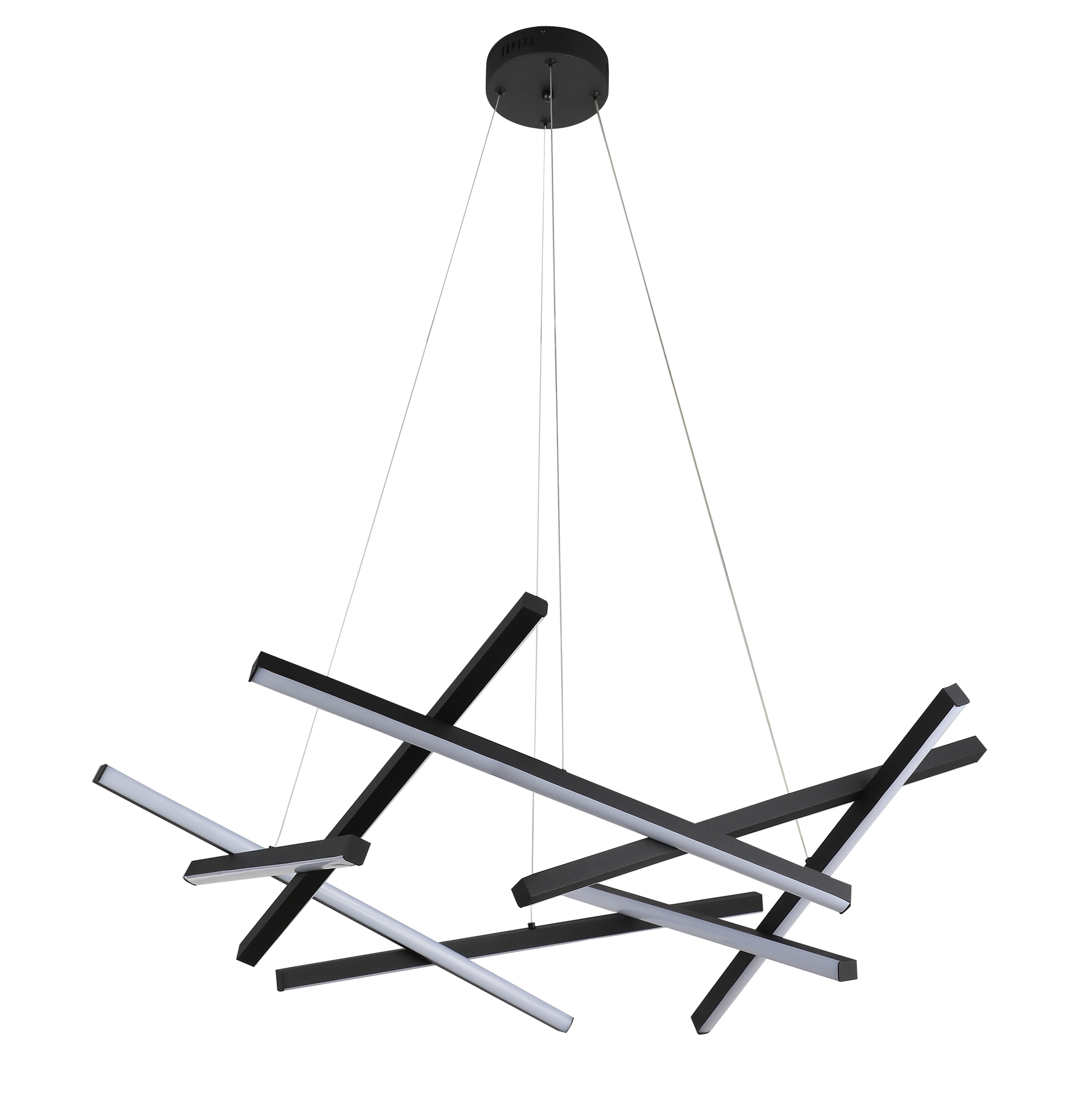 Pdc 551-85 bk led πολυφωτο μαυρο τριλιζα 120w 3000k