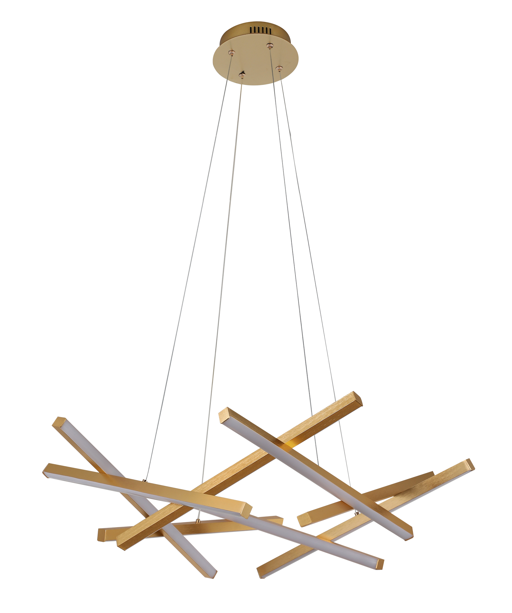 Pdc 551-85 gd led πολυφωτο χρυσο τριλιζα 120w 3000k