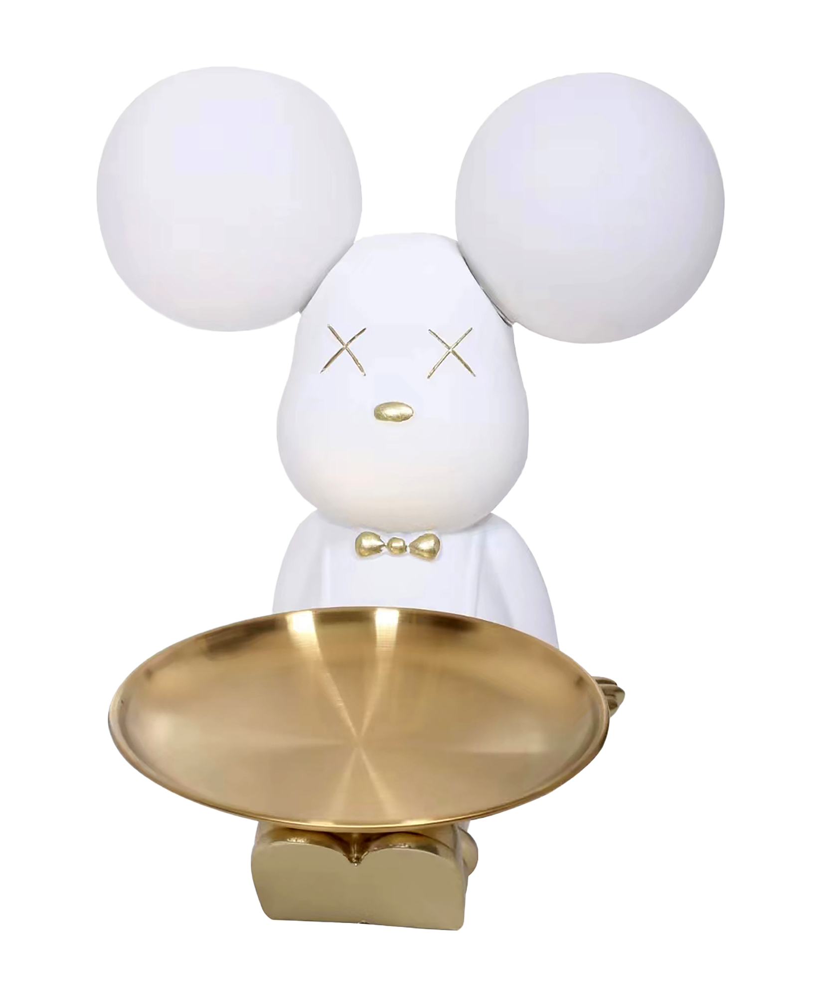 Tlc 1116 wh ποντικακι λευκο με δισκο φωτιζομενα αυτια