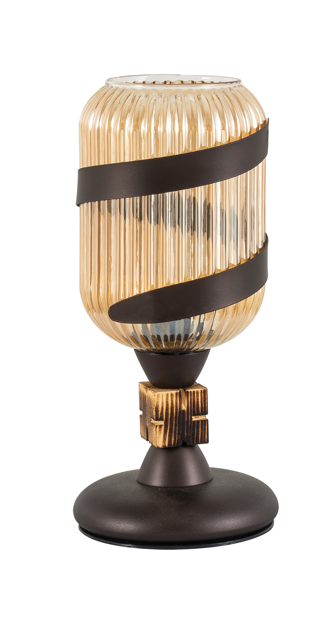 Tla 136 hn πορτατιφ ρουστικ με λαμα γυαλι μελι