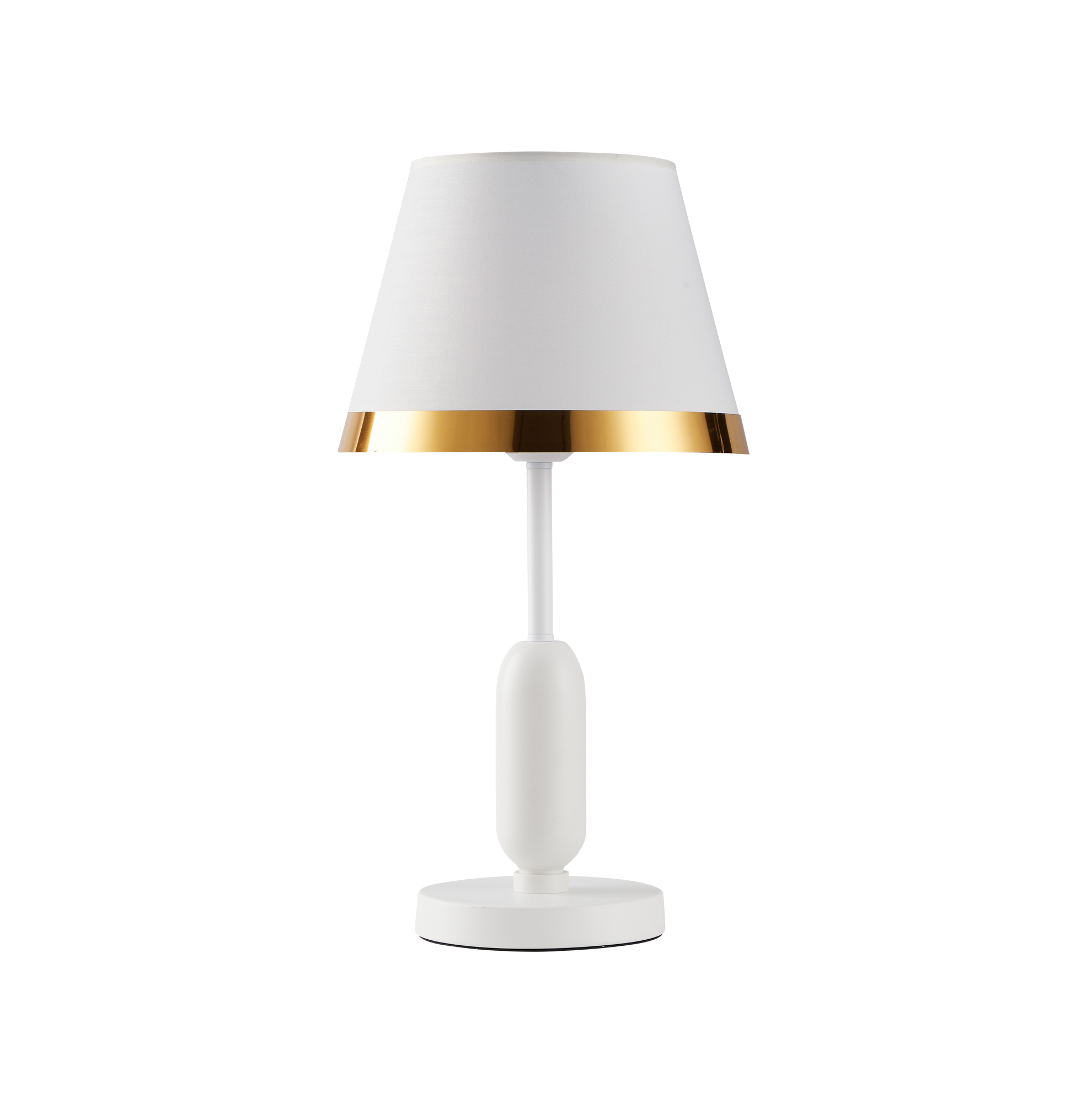 Tlc 1102 wh πορτατιφ μεταλλικο λευκο απλο αμπαζουρ λευκο