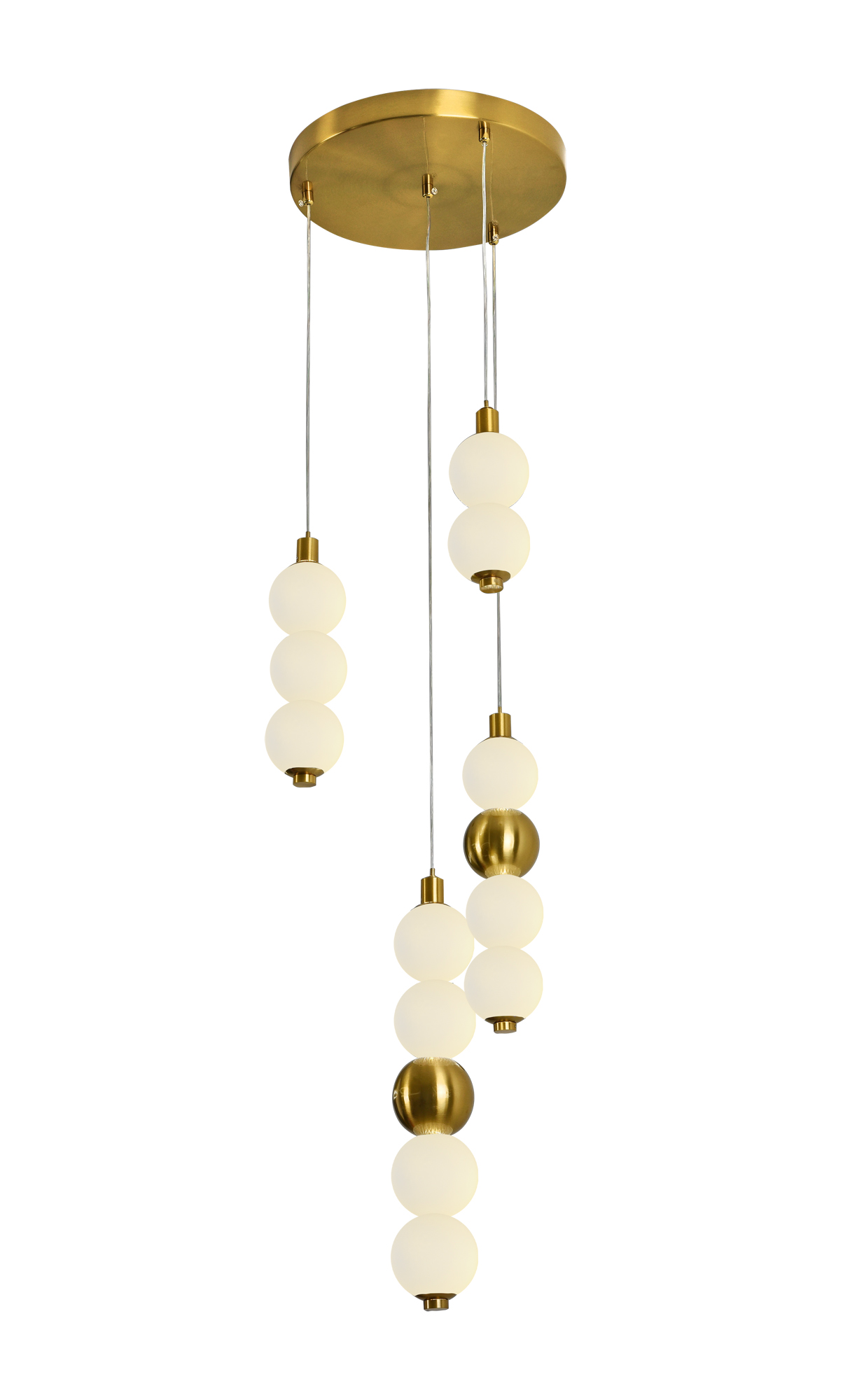 Pdc 651-3 led πολυφωτο ροζετα οξυντε 4/φ με μπαλιτσεσ πλαστικεσ 26w 3000k