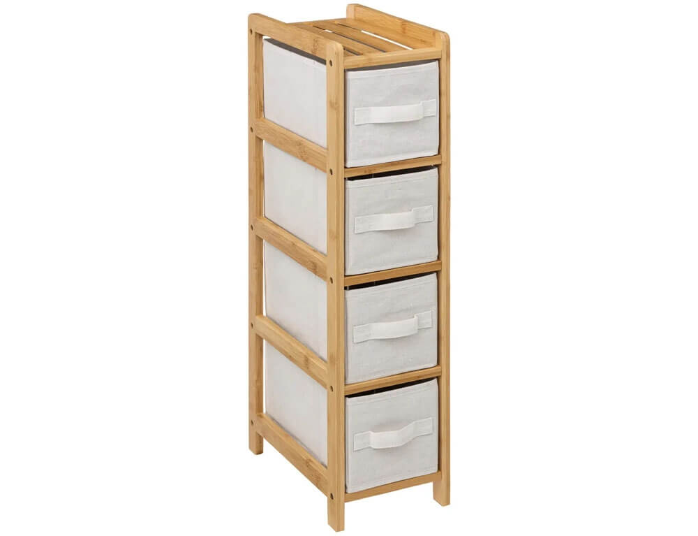 FIVE Ραφιέρα μπάνιου 5five bamboo - 33x19x78.5cm