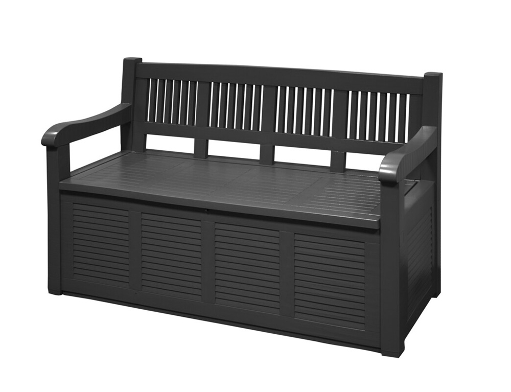 BOX37211 THE NETHERLANDS Μπαούλο κήπου bench pp 130x60x85cm y54970380