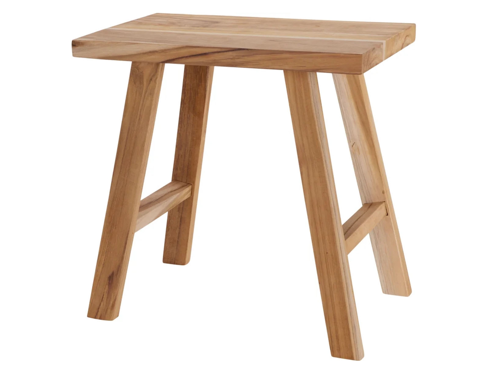 HOME & STYLING Σκαμπό stool decorative teakwood