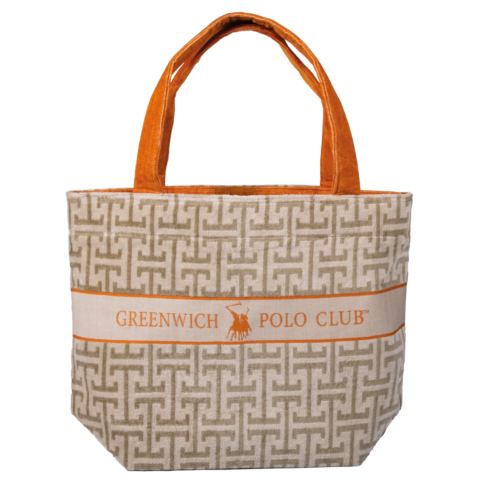 Greenwich polo club τσαντα θαλασσησ 55χ40 essential 5228 orange, taupe