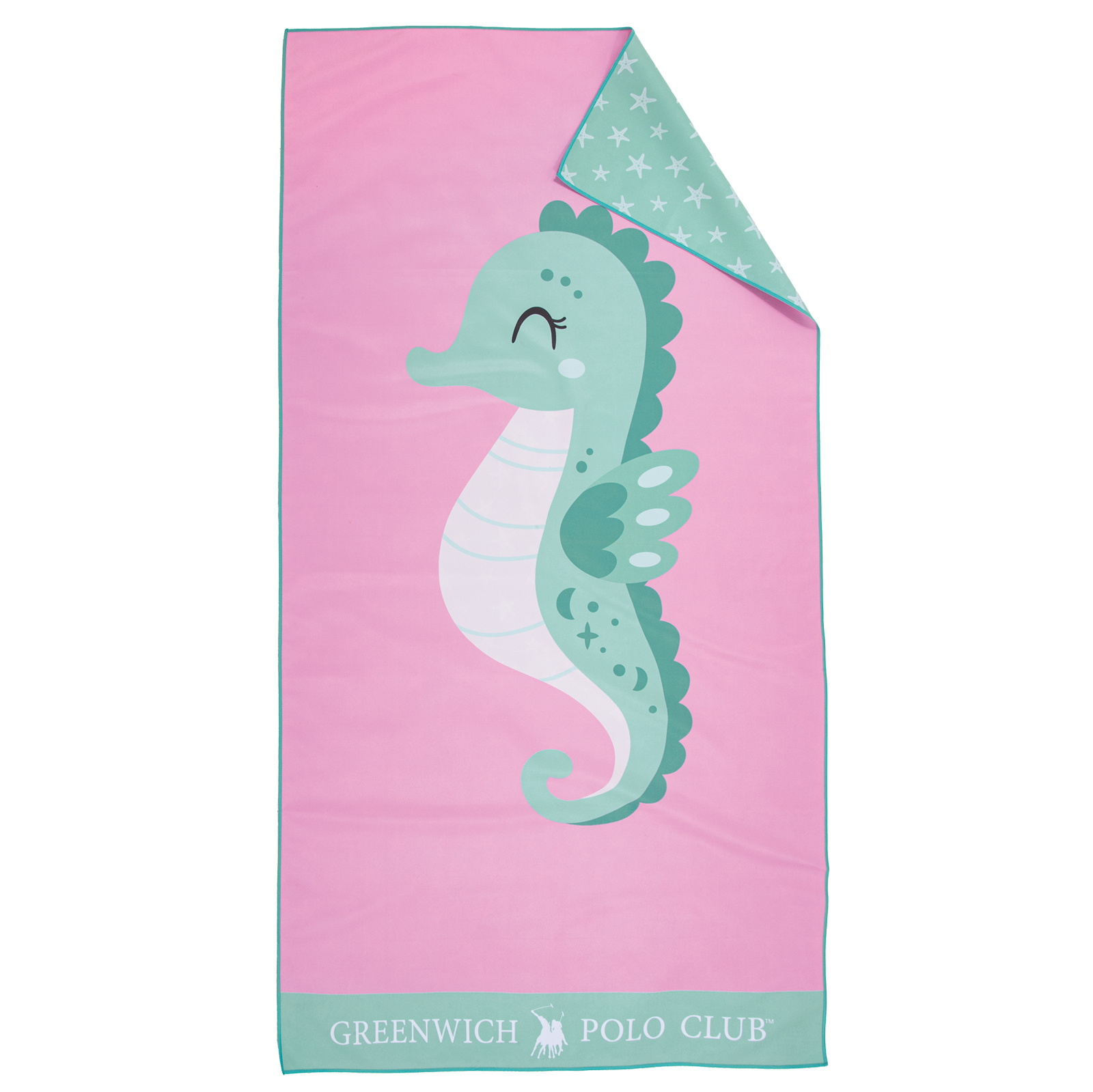 Greenwich polo club junior πετσετα θαλασσησ 70χ140 4176 pink, μιντ