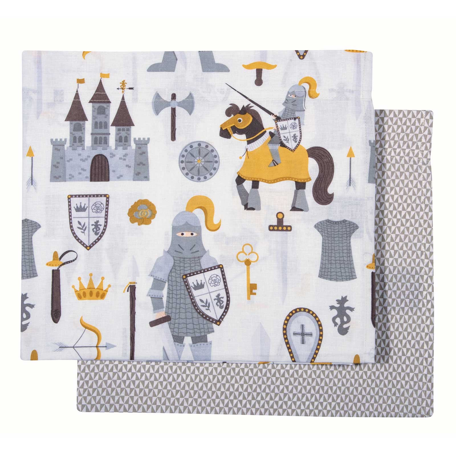Greenwich polo club σετ σεντονια λικνου essential 8861 cream, grey 70χ120