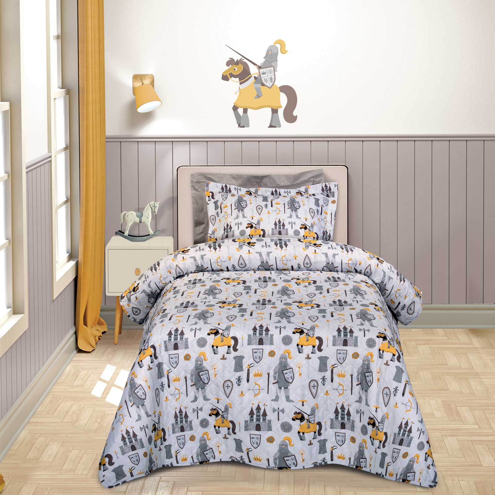 Greenwich polo club κουβερλι mono essential 8861 cream, grey 160χ240