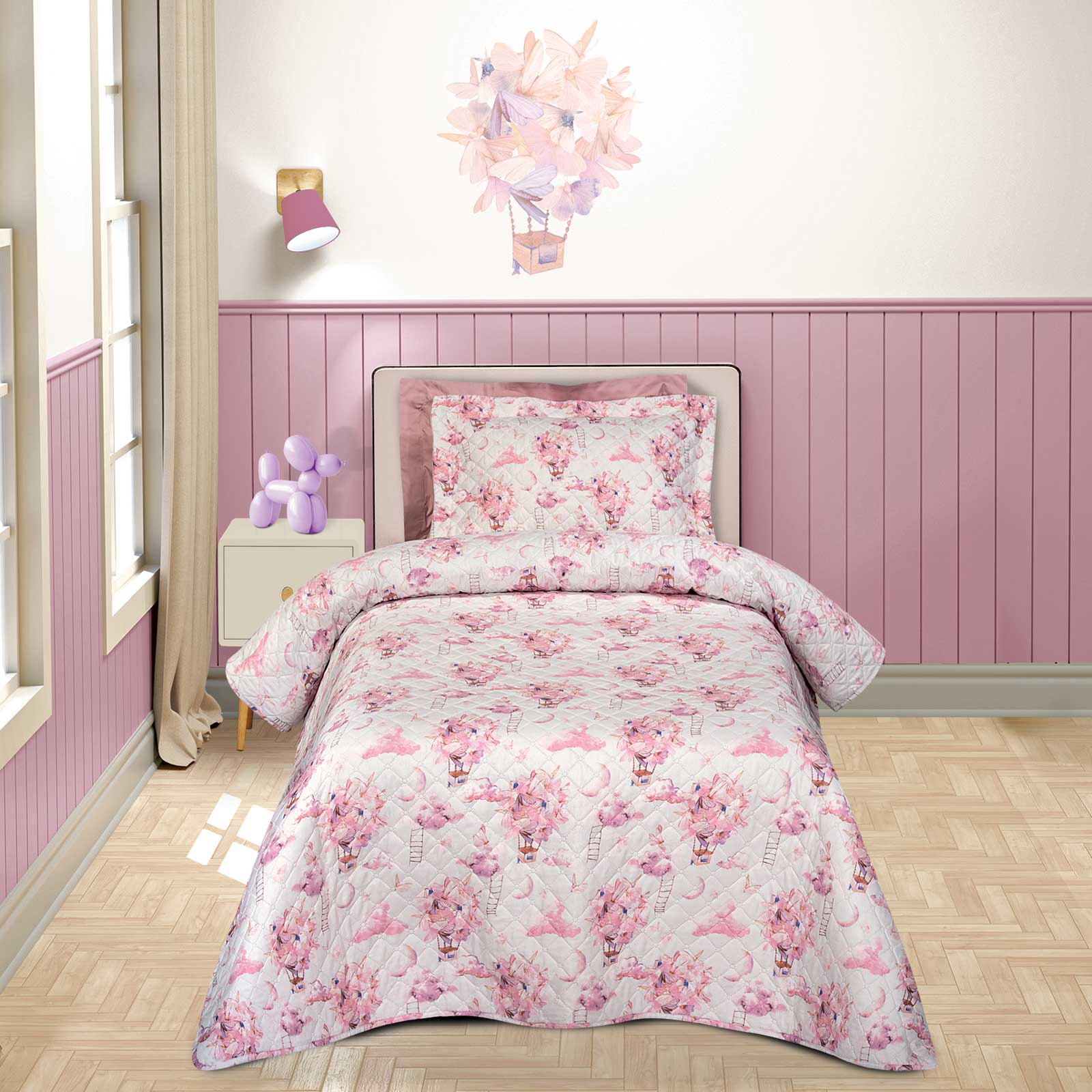 Greenwich polo club κουβερλι mono essential 8864 pink 160χ240