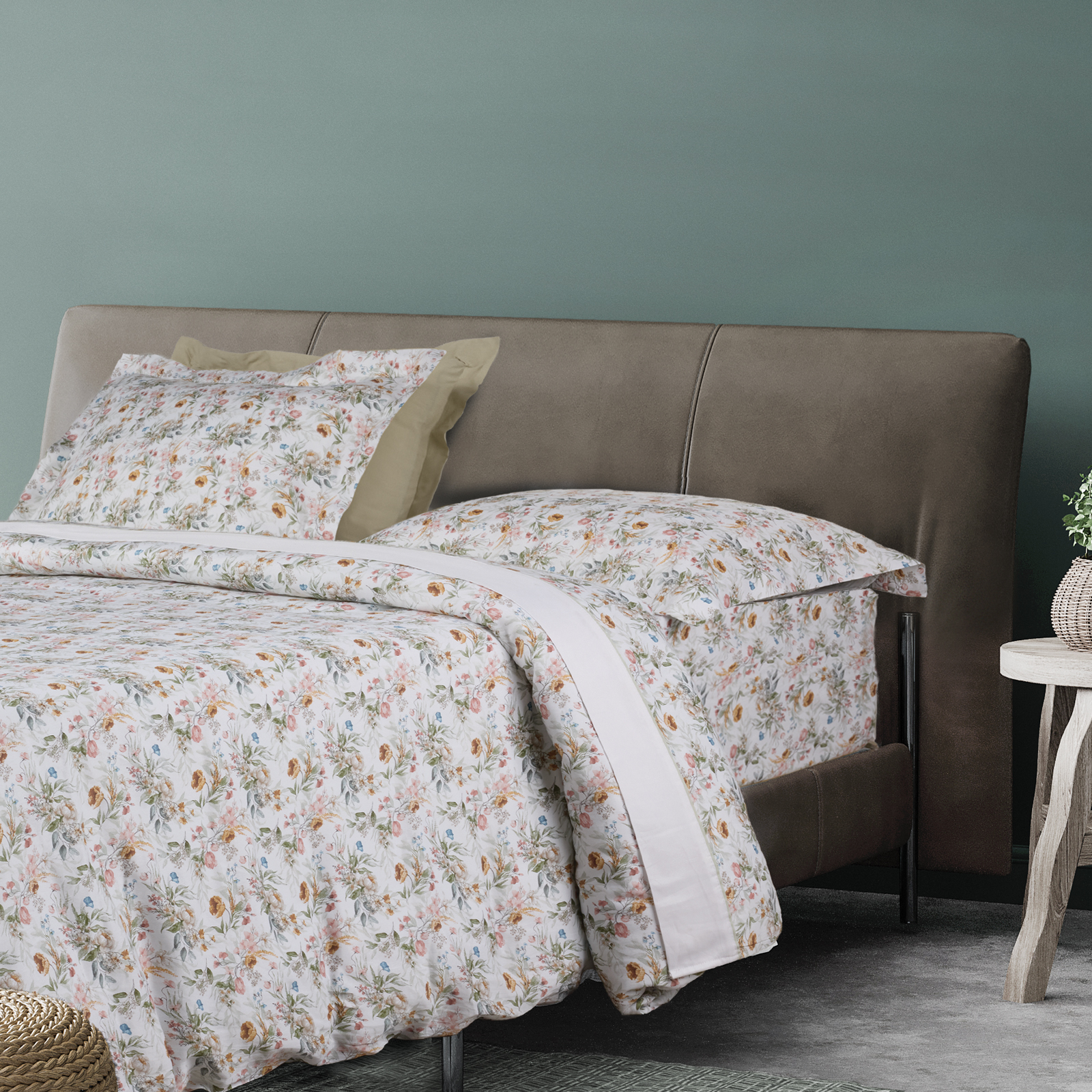 Das home σεντονια σετ king prestige 1722 olive 260χ280
