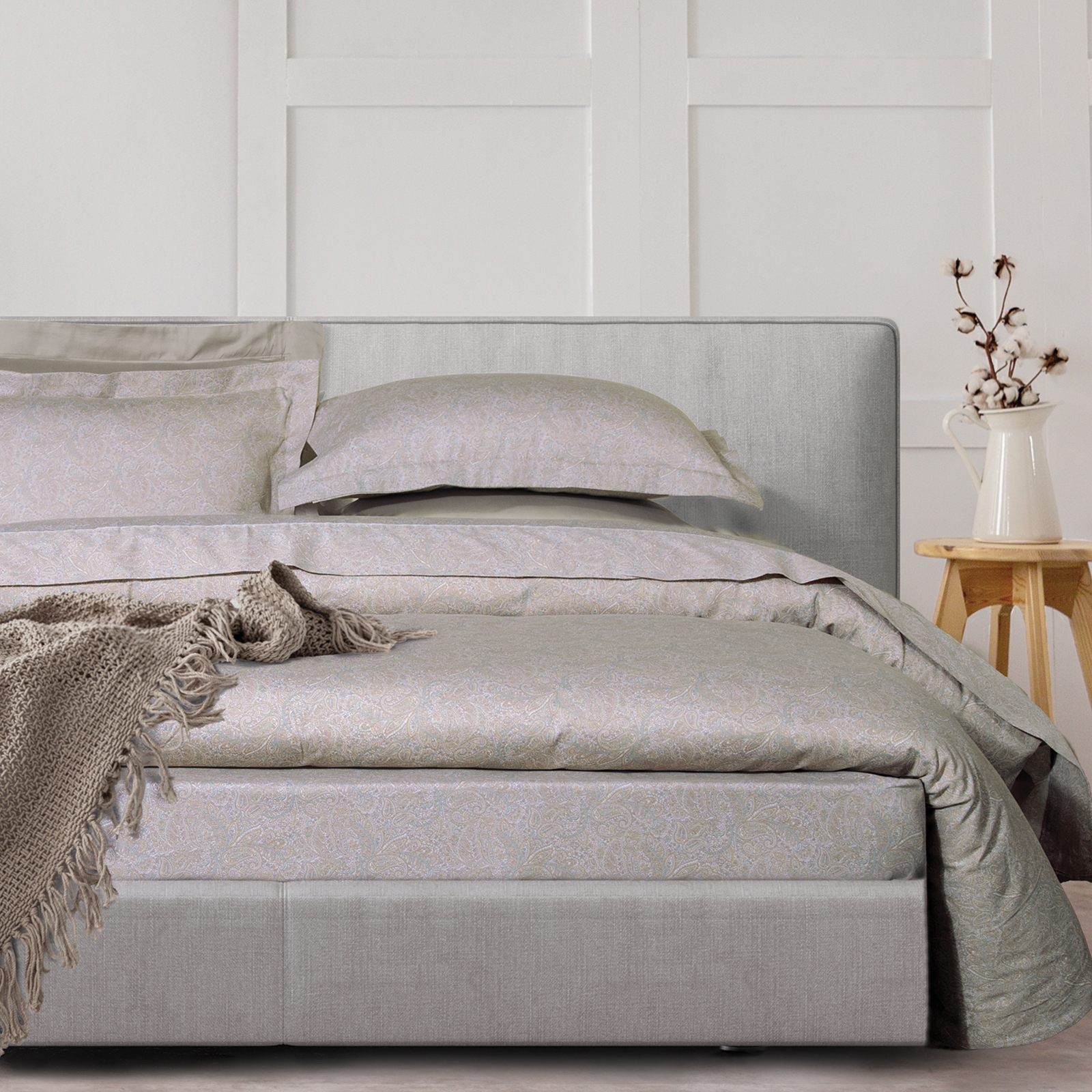 Das home σεντονια σετ king prestige 1719 taupe 260χ280