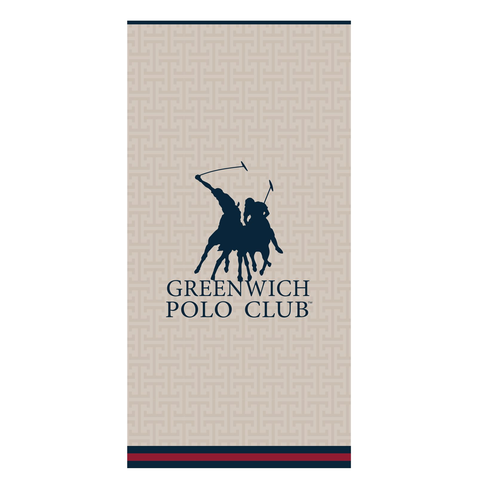 Greenwich polo club πετσετα θαλασσησ 90χ180 essential 5226 blue, taupe