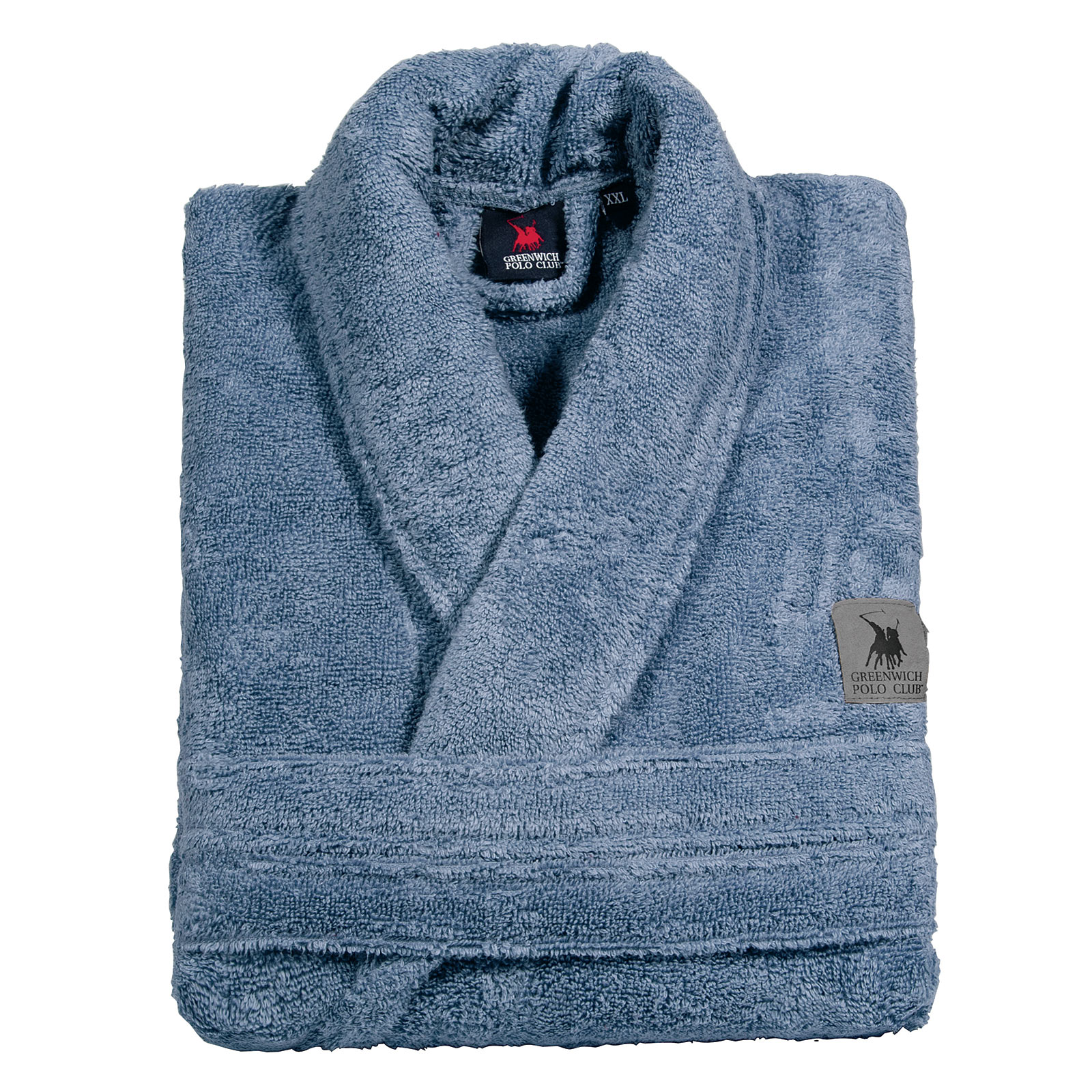 Greenwich polo club μπουρνουζι xx-large dusty blue 3205 light blue