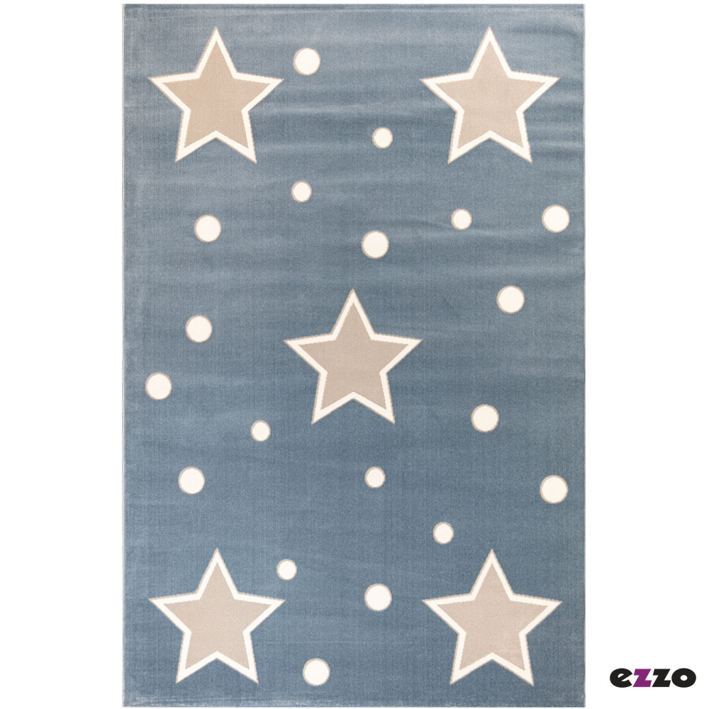 Χαλί Νεανικό ezzo Vagio Stars A161ACD BLUE - 1.33x1.90