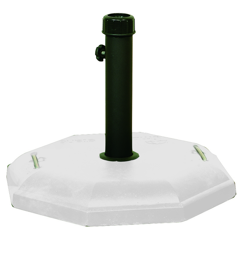 LIANOS Λευκή Τσιμεντένια Βάση Ομπρέλας 27Kgr , ⌀ 50cm