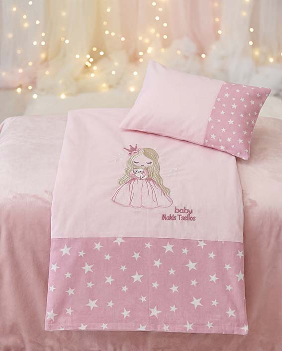 MAKIS TSELIOS KATE ΣΕΤ ΣΕΝΤ. BEBE XΛ. 2*120x170cm 30x40cm 100% COTTON
