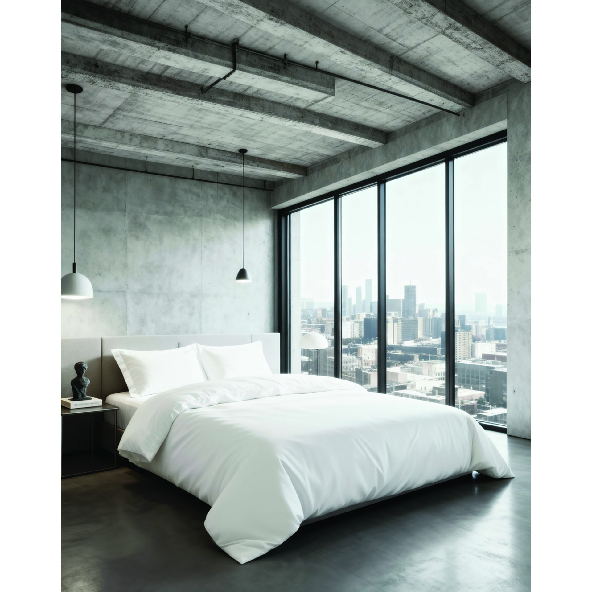 MAKIS TSELIOS City1 pearl σεντονι 240χ270cm 300tc 100% cotton satin