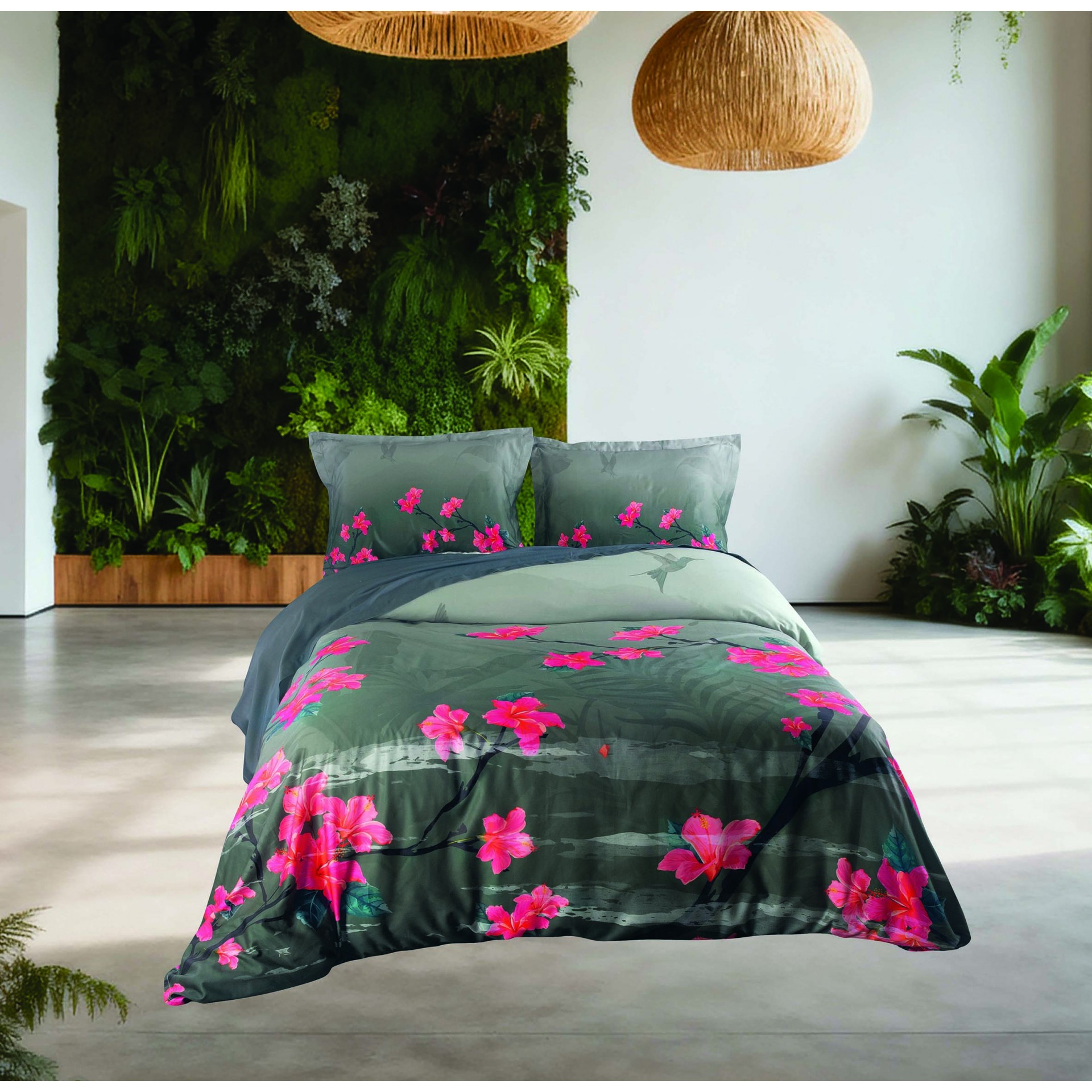 MAKIS TSELIOS Σετ σεντ υ/δ χλ anatolia 2*240χ270cm 2*50x70cm 100% cottosatin 210tc