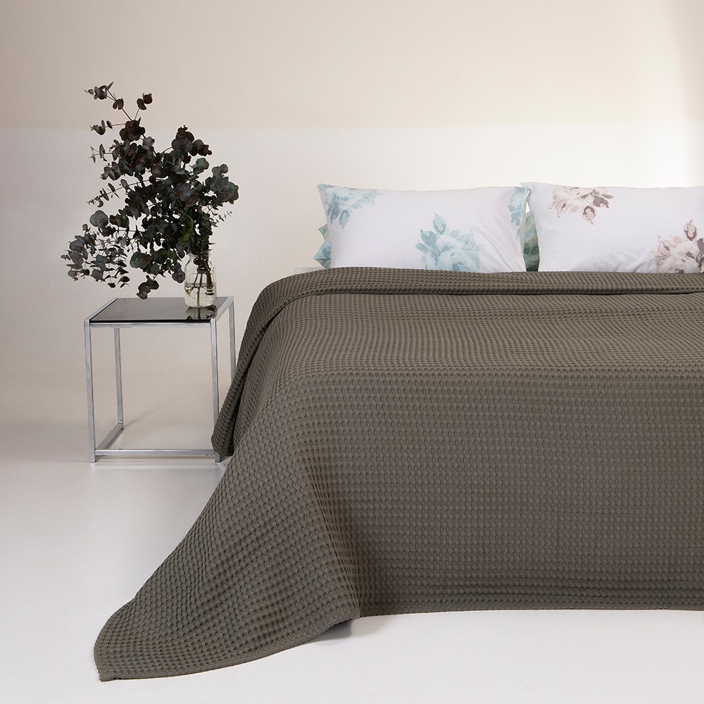 Κουβερτα πικε king size patmos olive 240χ260