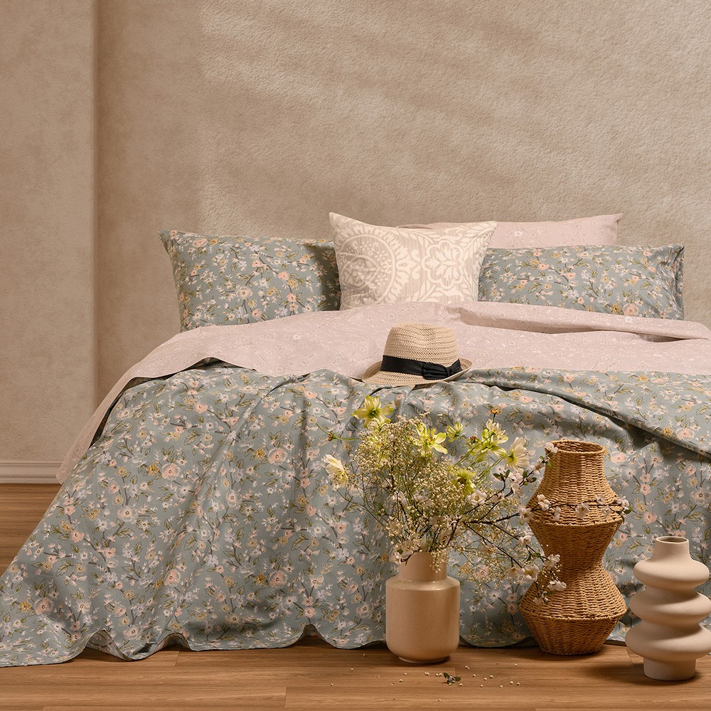 Σετ σεντονια king size amy aqua ultra line 260χ270
