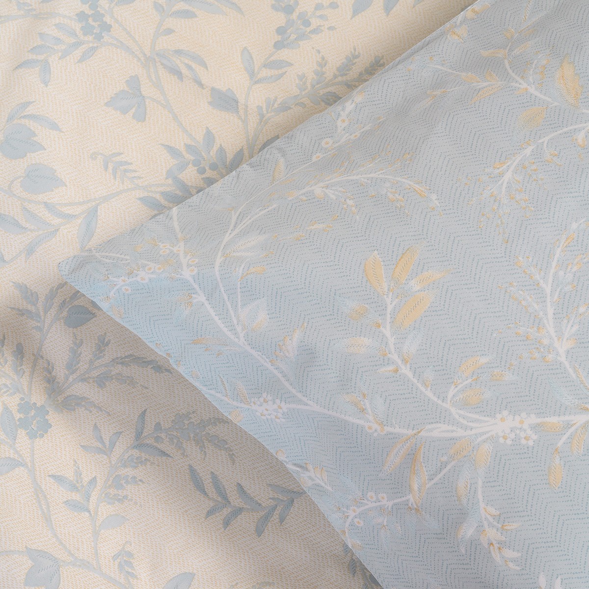 Σετ μαξιλαροθηκεσ (π) sienna blue casual line (50x70)