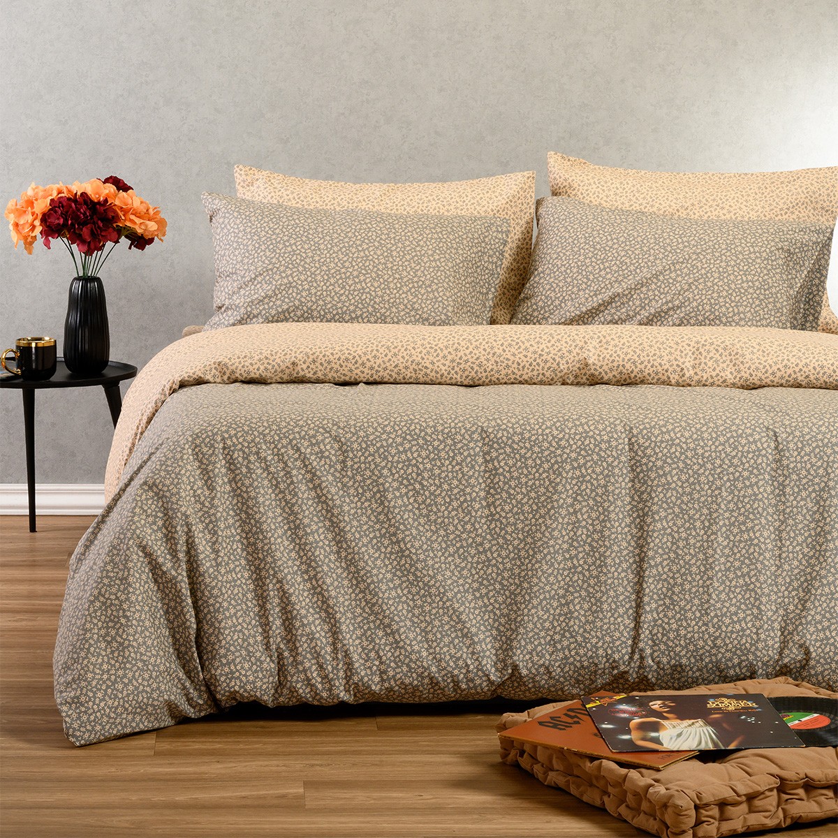 Σετ σεντονια μονα samuele grey ultra line (170x270)