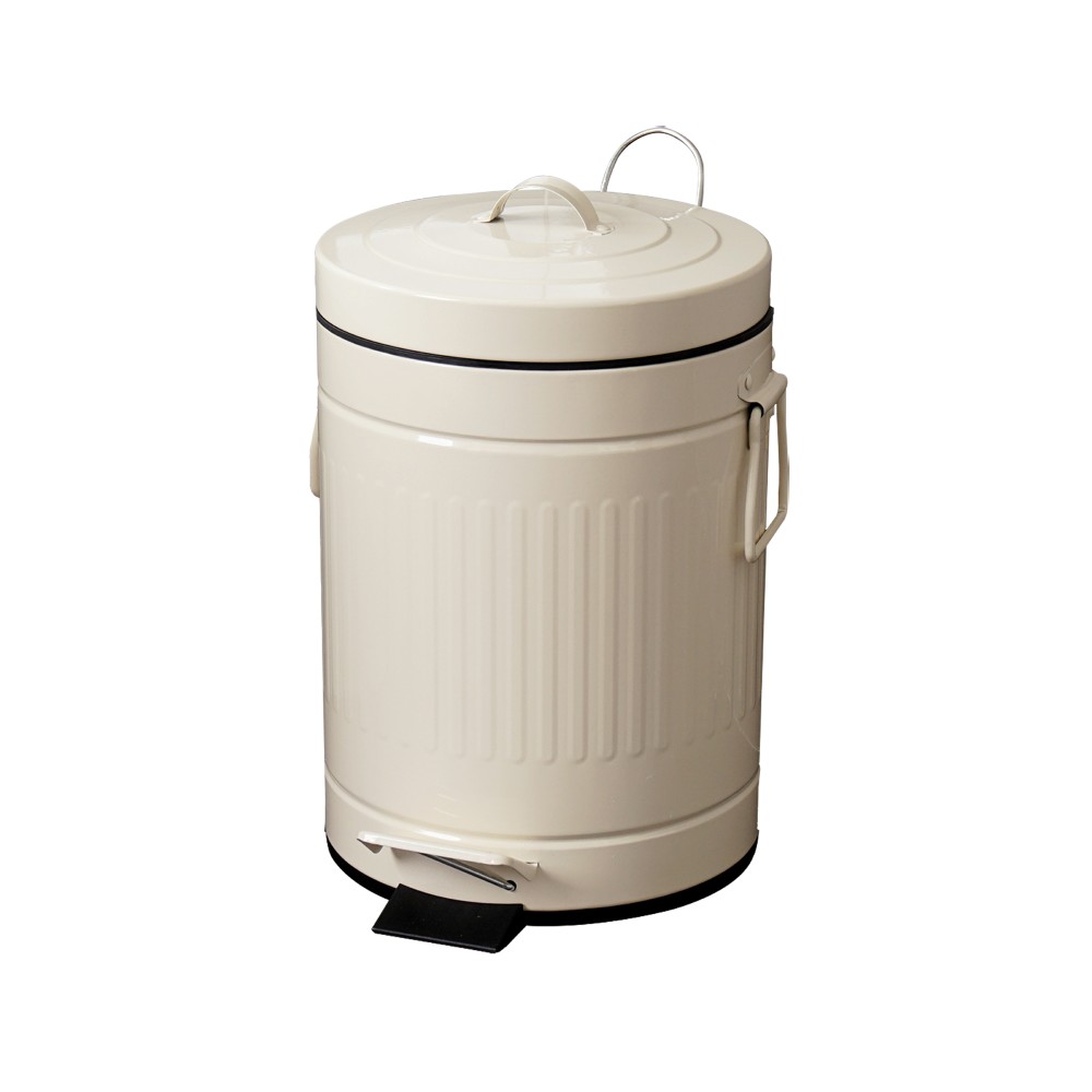 Κάδος Απορριμμάτων 5L Μεταλλικός Soft Close Μπεζ MRShome