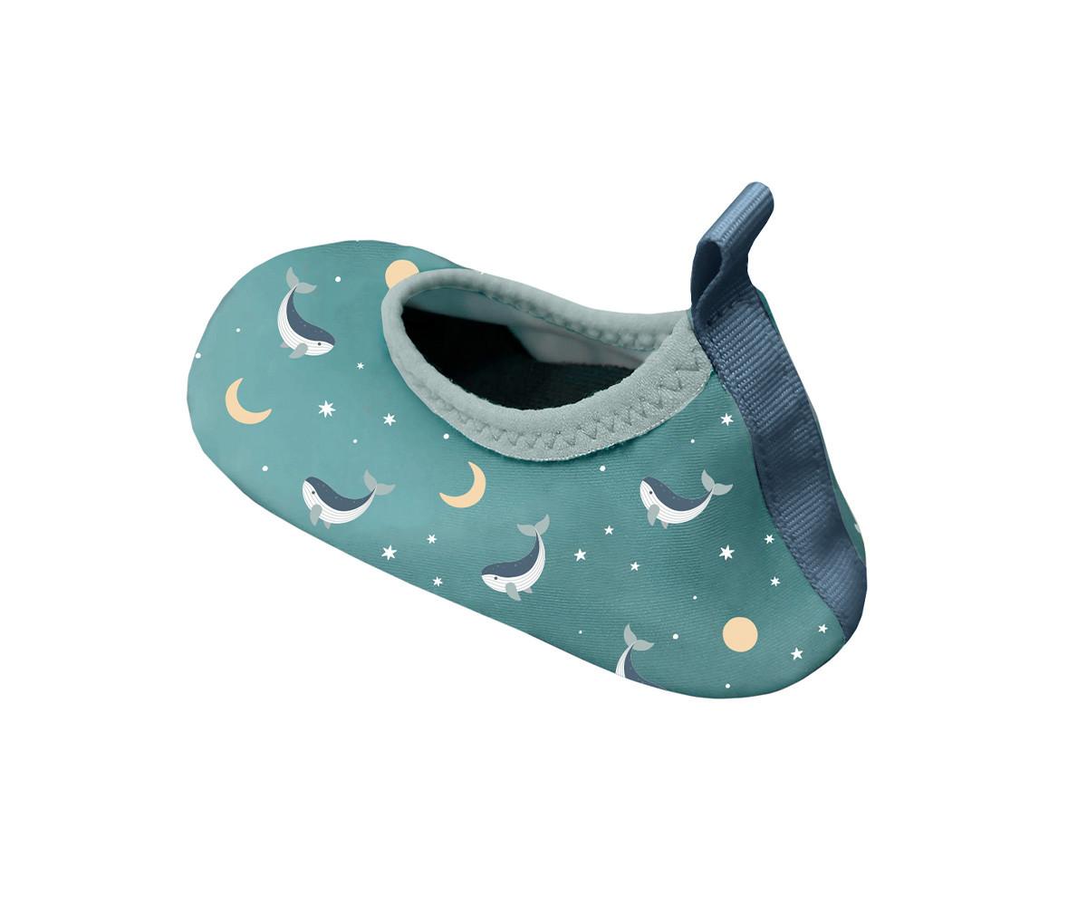 Monnëka Αντιολισθητικά Μποτάκια Παραλίας Teal Whale 26-27 - Monnëka