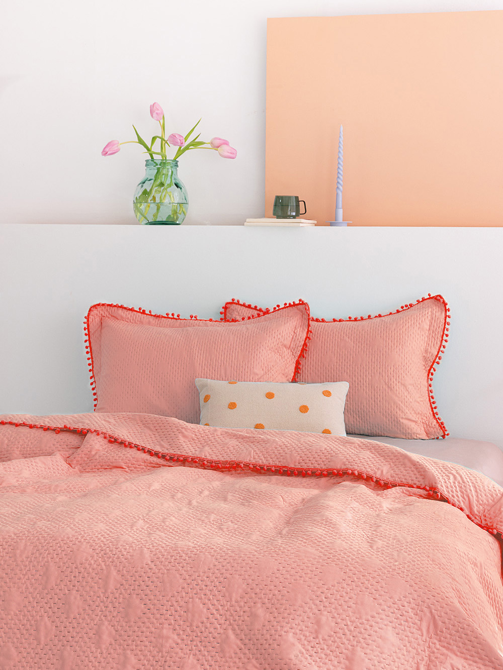 Palamaiki Σετ Κουβερλί ημίδιπλο 160x240 MORGAN SALMON