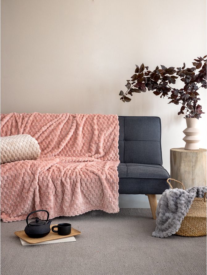 Κουβέρτα Fleece 160x220 ASTER COAL