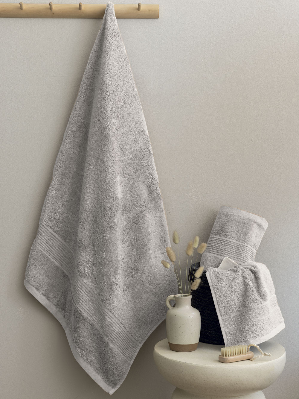 Πετσέτα Προσώπου Towels Collection 50x100 VINS GREY